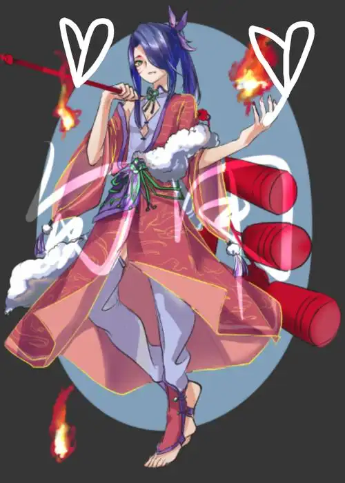 【出设】妖族,狐妖,设图是人形外貌的新年服装… - 半次元 - acg爱好