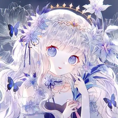 纯净美丽仙子系列动漫女生头像