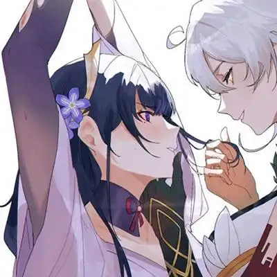 甜美幸福的原神情侣头像