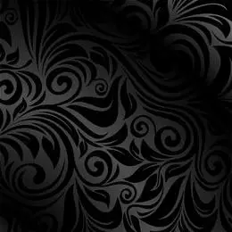 复古黑色花纹背景