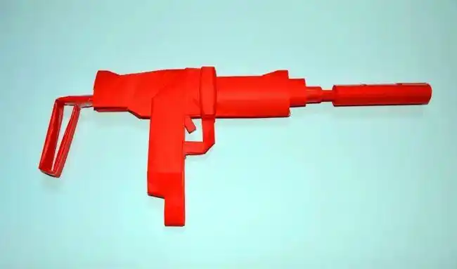 折纸2020新版乌兹冲锋枪 消音器!简单好玩的折纸玩具枪视频更新啦!