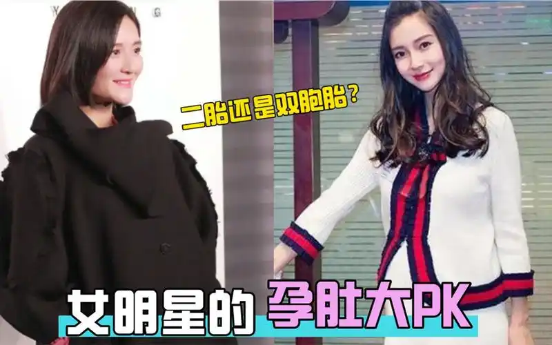 女星的孕肚都啥样?杨颖被质疑代孕,看到谢娜孕肚:又是双胞胎?