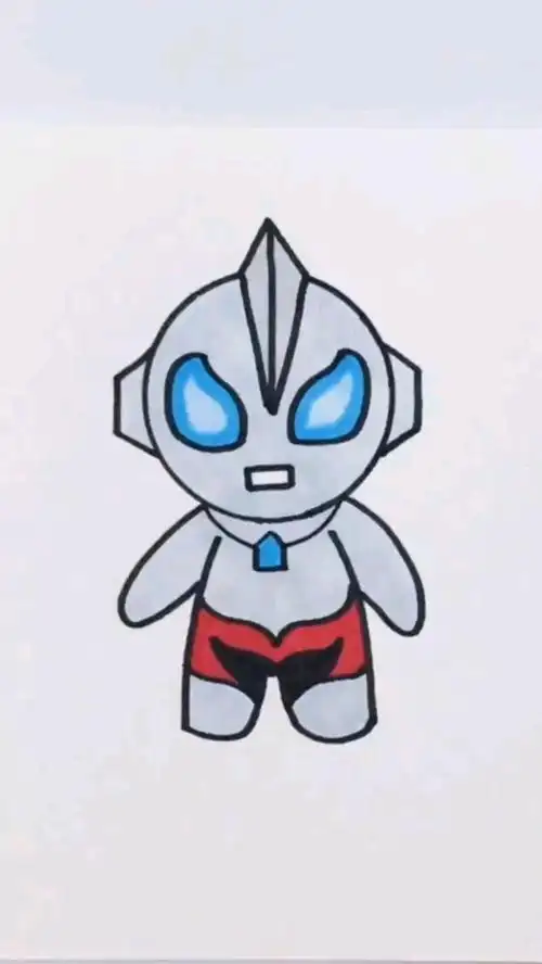 简笔画#奥特曼简单画法