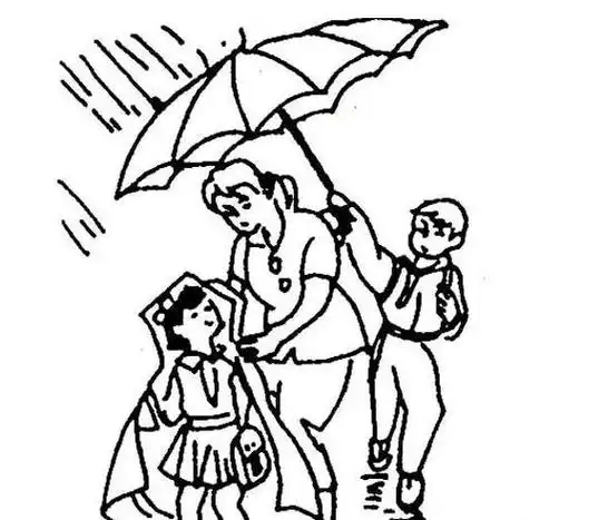 助人为乐简笔画画