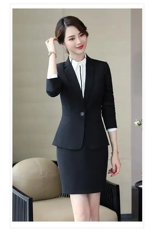 微羽轩小西装女职业装女装套装女士正装新品白领商务面试工作服女士