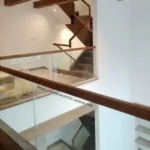 玻璃楼梯扶手栏杆简约中式现代整体楼梯家装定制重庆包安装