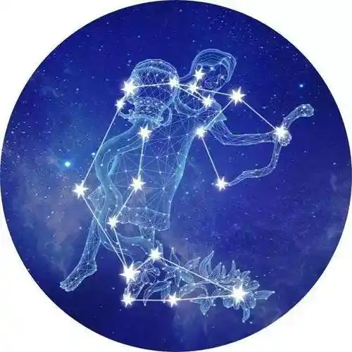 水瓶座的星图简单的