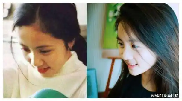 本以为戚薇和女儿长得很像,看到刘涛的女儿,才知道啥叫复制粘贴