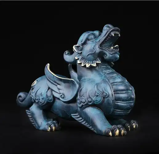 霸王貔貅纯铜貔貅摆件