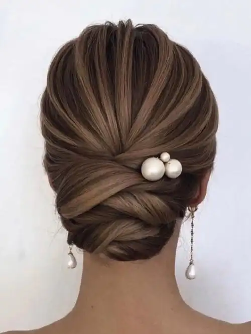 盘发百变低发髻合集57