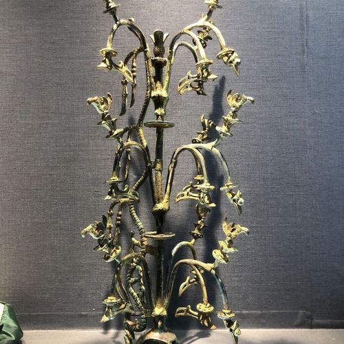 古蜀国三星堆小扶桑神树一颗,高度52公分