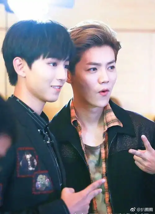 王俊凯与鹿晗在同一地点留影,都是深爱海贼王的男人