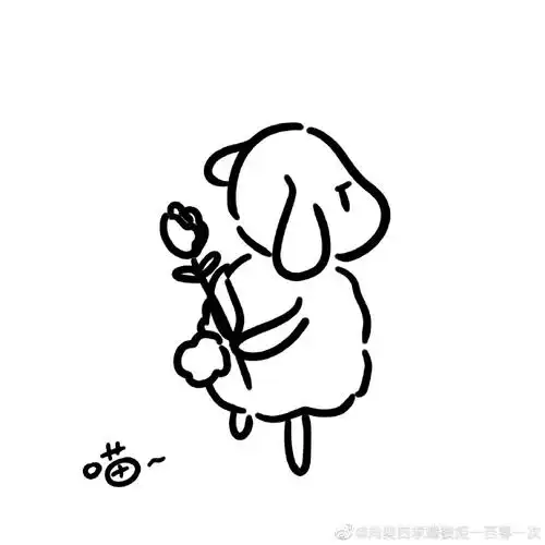 画的自家猫猫,寥寥几笔神态跃然纸上#易烊千玺给后援会写to签##四字