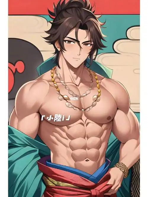 绘#ai插画#寻找小红书绘画大神#插画分享#我和ai有画说#肌肉#古风插画