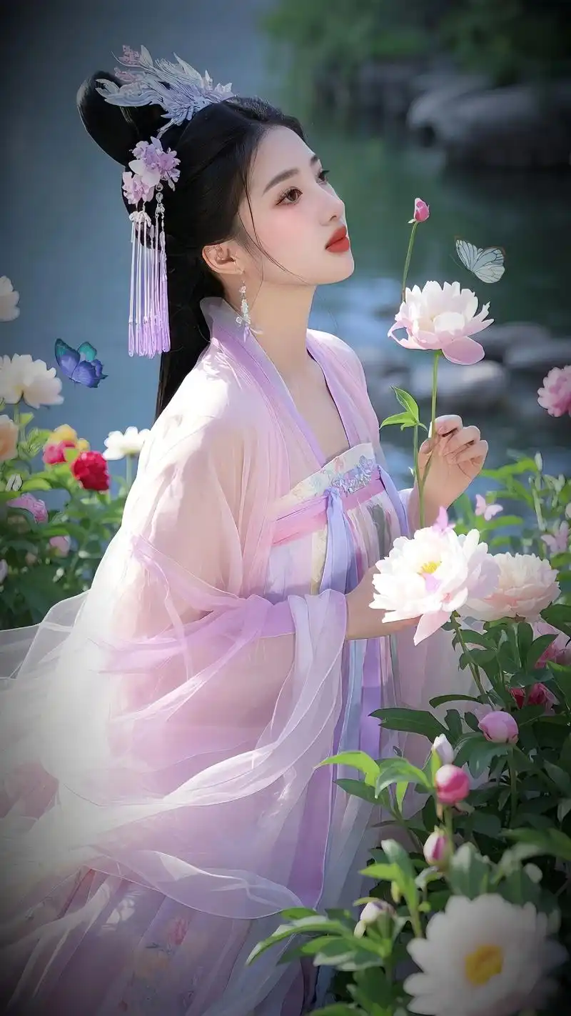 当汉服遇上春暖花开,每一帧都是绝美壁纸,记录这不期而遇的美好