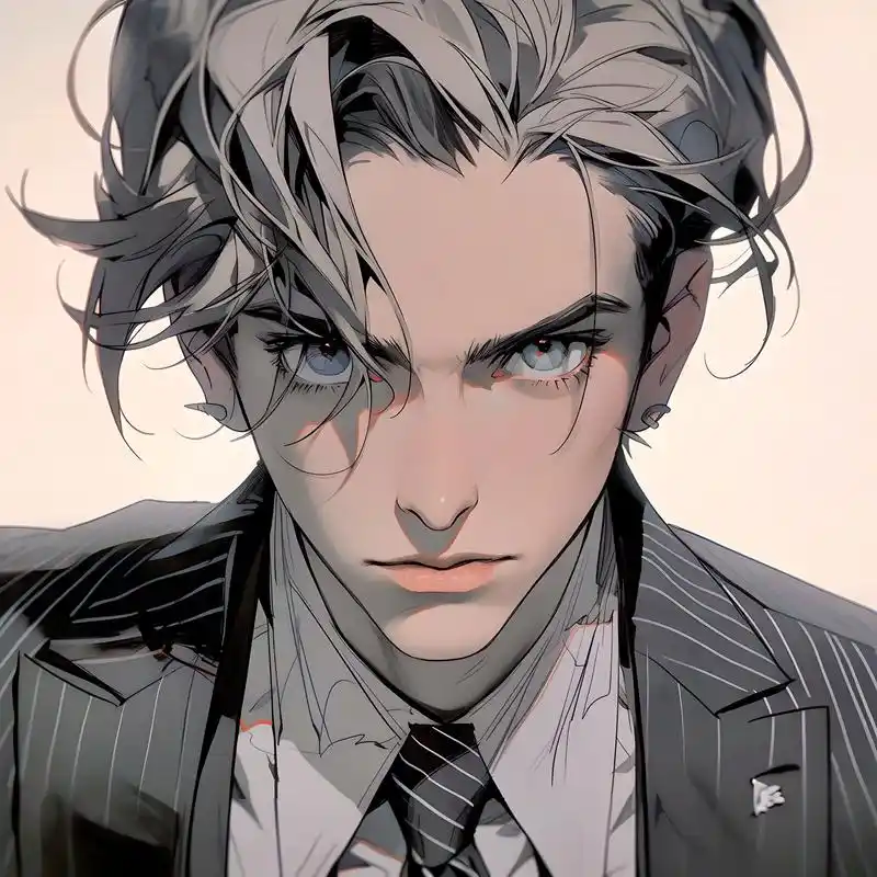 西装暴徒.这作品我说第二,没人敢说第一吧#男生头像 #动漫男 - 抖音