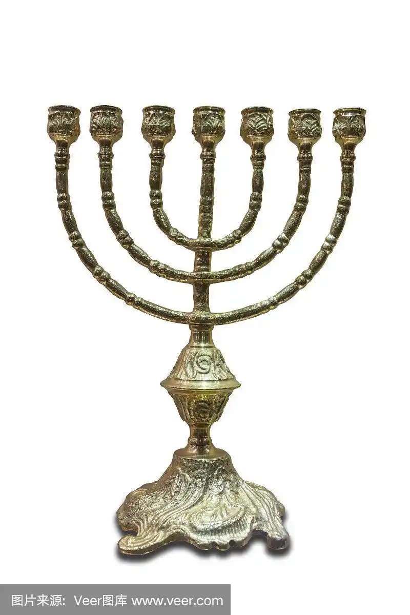 犹太烛台或七盏希伯来灯台