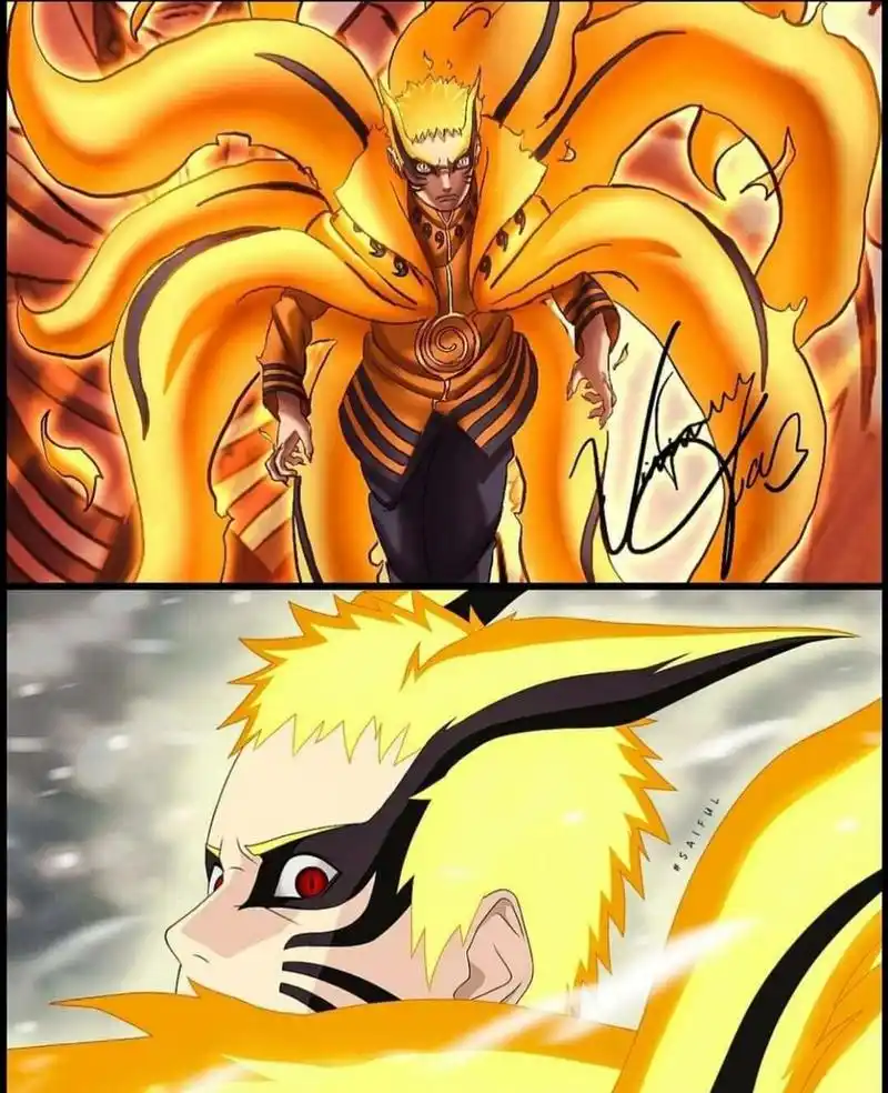 火影忍者 漩涡鸣人 九尾 重粒子模式 希望不久的将来,九喇嘛能回来!