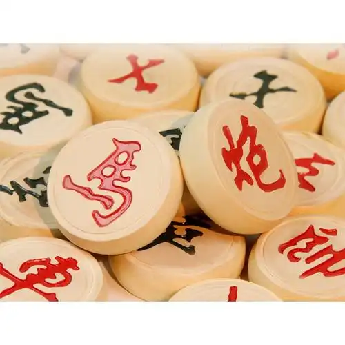 中国象棋木质家用学生成人儿童实木棋子套装闪电客大号高档便携皮革