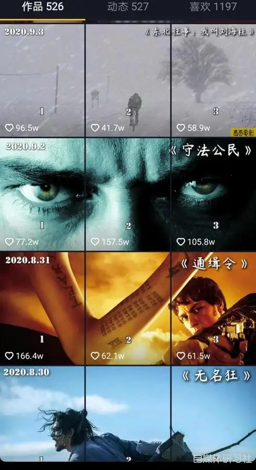 抖音毒舌电影解说3连海报封面要怎样做具体尺寸详解