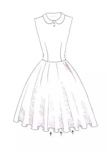 儿童简笔画服饰画法裙子鞋子等带你美出天际