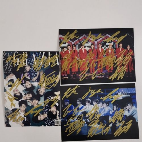 npc百分九亲笔签名照活动现场亲签保真粉丝应援周边产品正品收藏