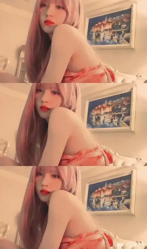 鞠婧祎粉色头发造型