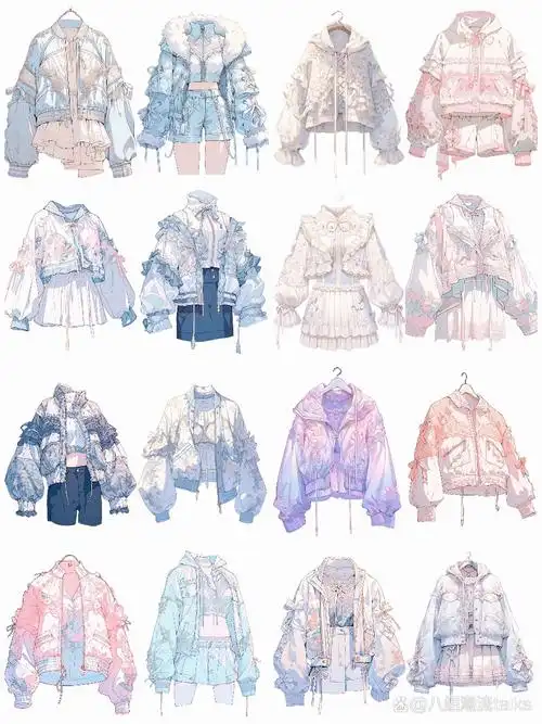 外套素材‖那群oc党和破画画的闻着味就来了 图来自～萨耶耶