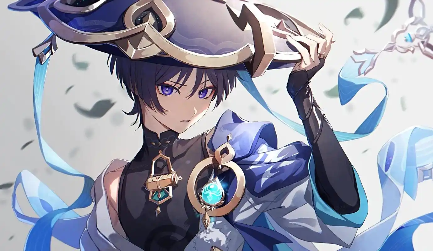 分享几张我珍藏的阿散.侵权删#原神 #流浪者 #原神散兵 # - 抖音