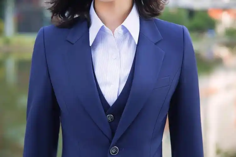 可开票比亚迪4s店工作服西装工装西服4s店汽车销售蓝色商务装女byd