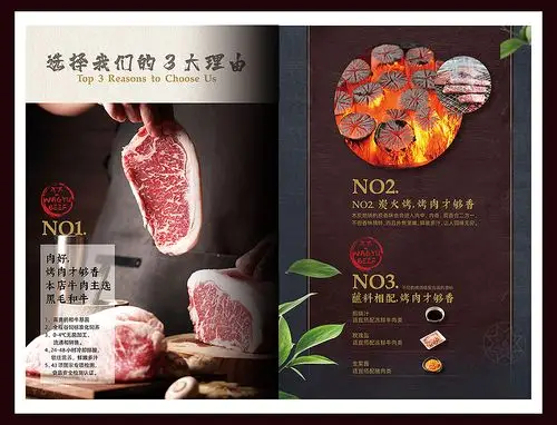 汉拿山韩式烤肉菜谱设计