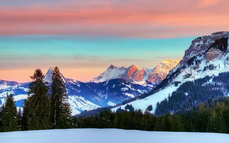 大自然深山幽静峡谷唯美风景图片桌面壁纸