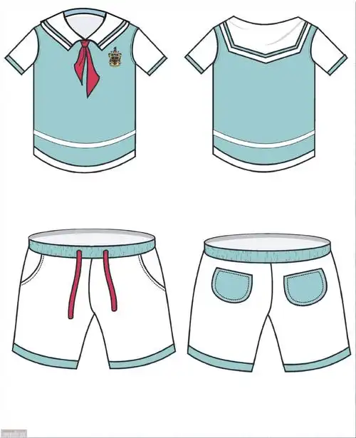 校服设计-服装设计细分领域-男女童 - 穿针引线服装论坛