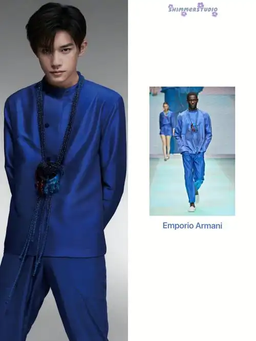 易烊千玺同款emporioarmani2022ss系列