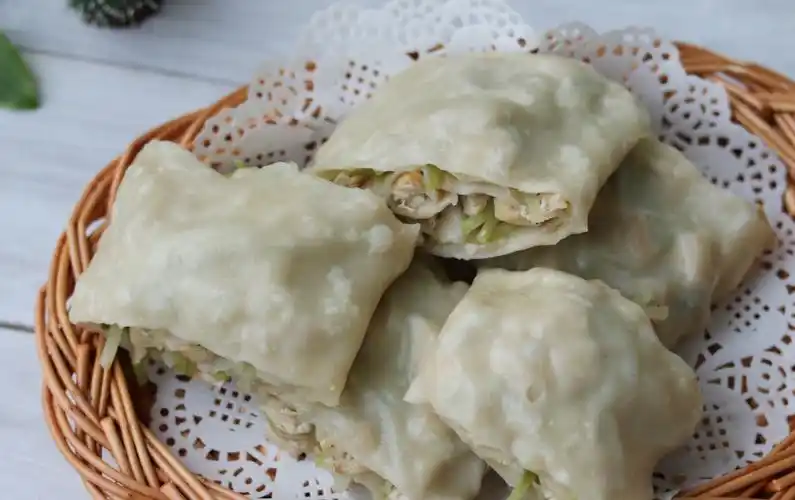 农村奶奶做的豆腐卷,比肉饼还好吃,一口气吃了五个