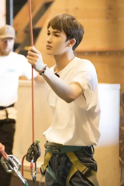 青春的花路朱正廷明信片更新明天中午12点看他们继续上路