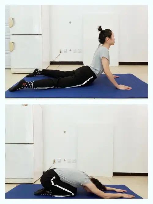 今天拉伸动作主要针对腰腹部,同学们加油哦!