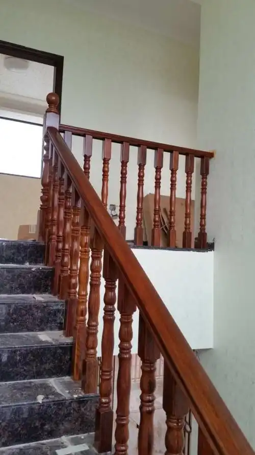 全实木扶手-实木扶手系列 solid wood handrail-佛山林昌地板楼梯