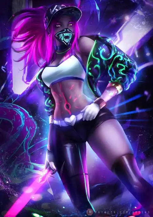 lol英雄联盟暗影之拳阿卡丽kda女团皮肤10