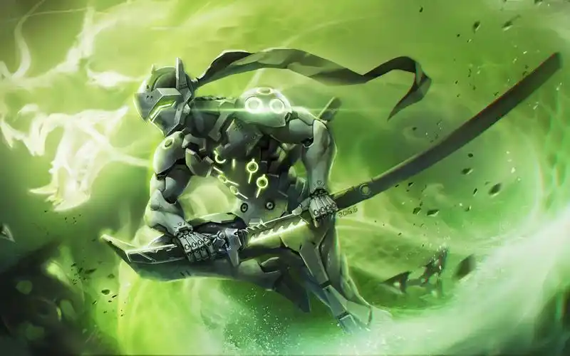 【风暴英雄】源氏拔刀残血砍4个,记录一下