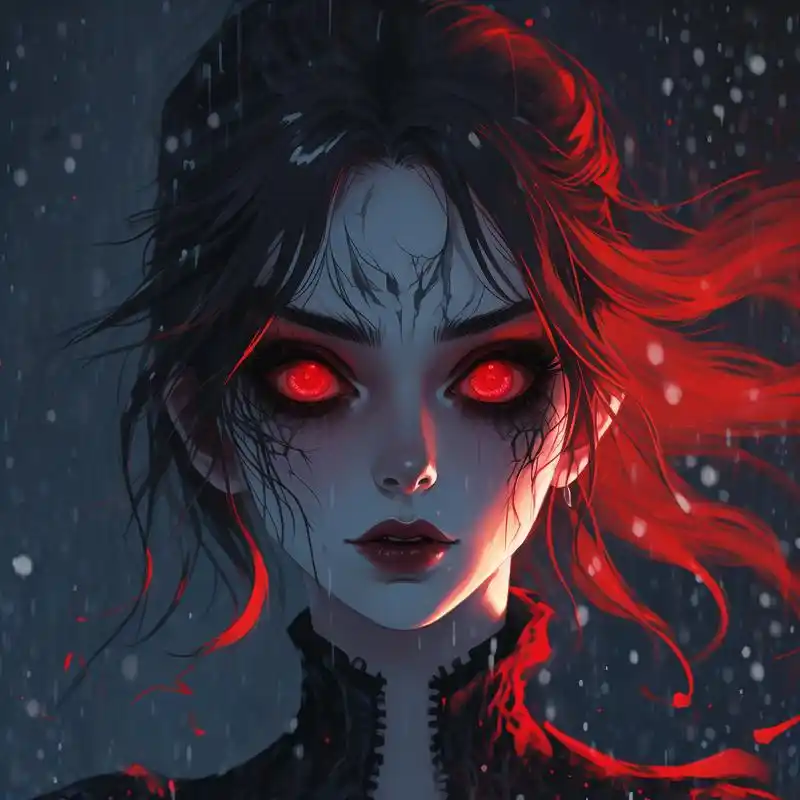 97恐怖吓人的女鬼头像92 老铁们,来看看这些女鬼头像,是不是觉得