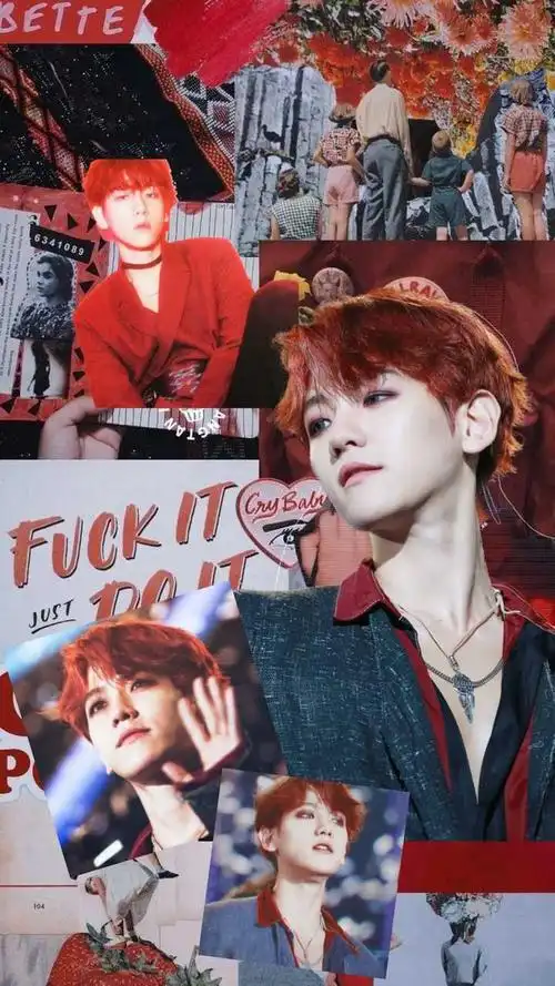 exoー边伯贤拼贴壁纸