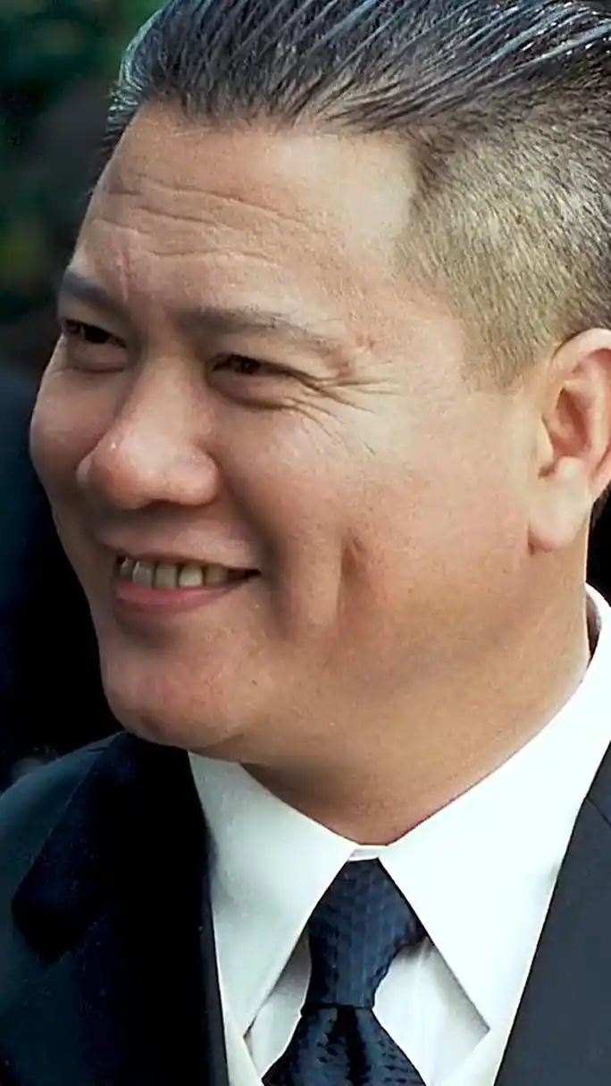 万梓良发型大背头.