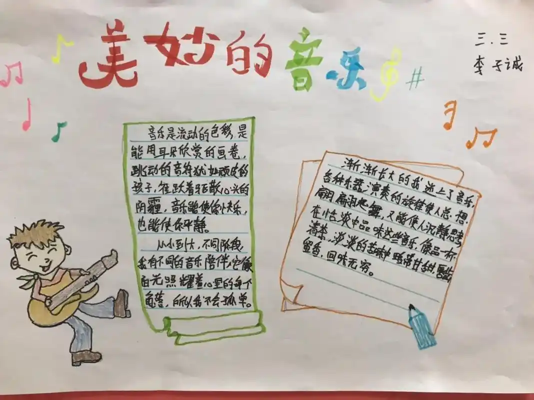 小海蒂,马小跳,音乐……手抄报;长方形与正方形思维导图 - 抖音