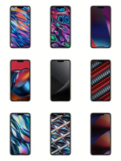 个性抽象金属质感创意壁纸