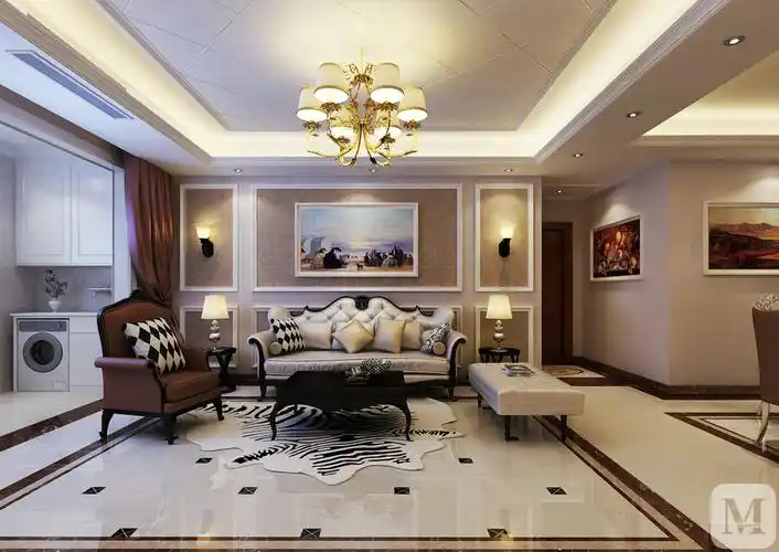 本案设计作品为济南北大时代140平米装修设计效果图案例赏析,由主任级