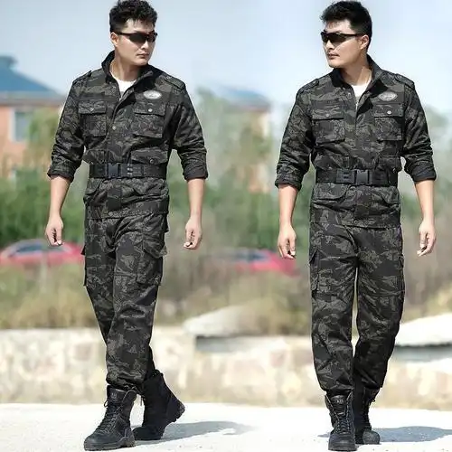 正品户外特种兵迷彩服套装男春秋野战作训服耐磨纯棉军迷服装军装