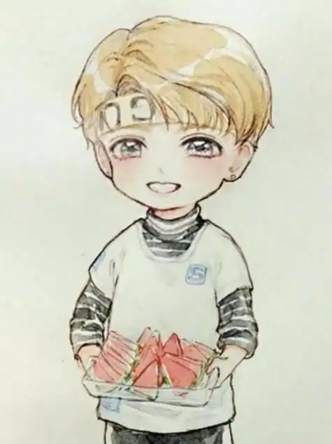 朱正廷简笔画超简单