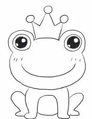 画图片大全青蛙带颜色简笔画图片青蛙简笔画卡通小青蛙图片儿童画青蛙
