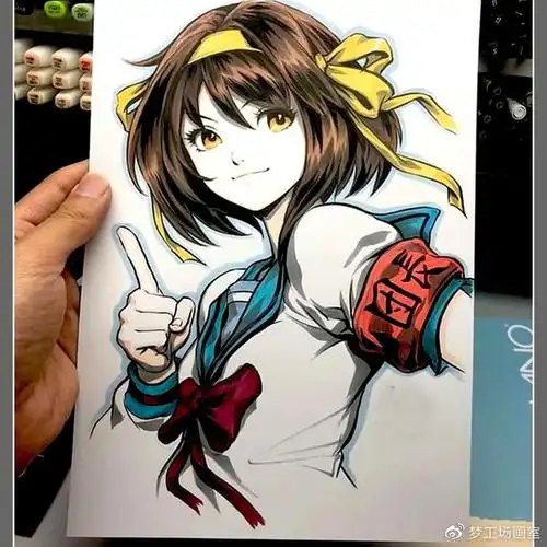 素材| 超酷炫的马克笔动漫手绘,锻炼你的造型能力
